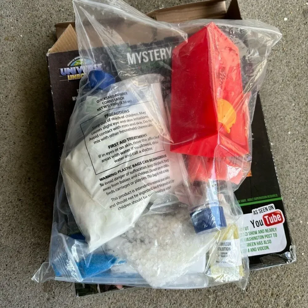 Universe Unboxed Mystery Matter Science Kit-Open Box-Complete